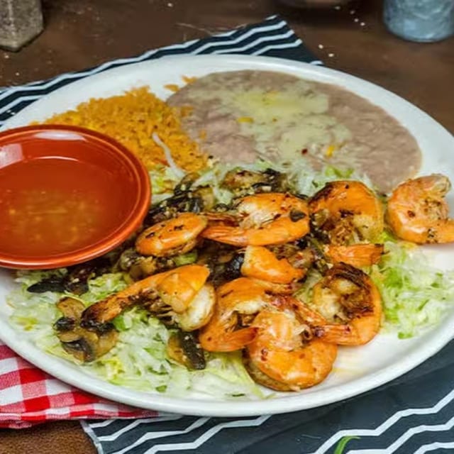 Camarones Al Mojo De Ajo.