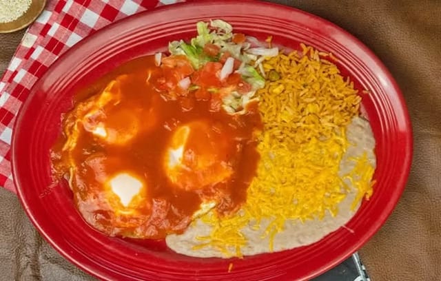 Lunch Huevos Rancheros.